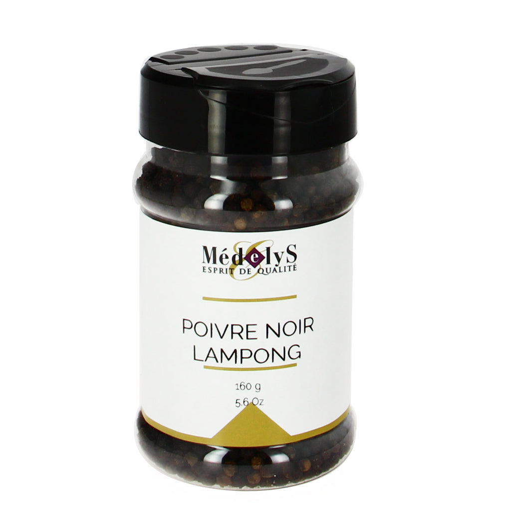 Poivre noir Lampong entier - 160g