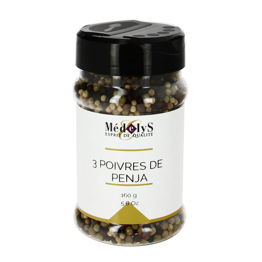 Trois poivres Penja entier - 160g
