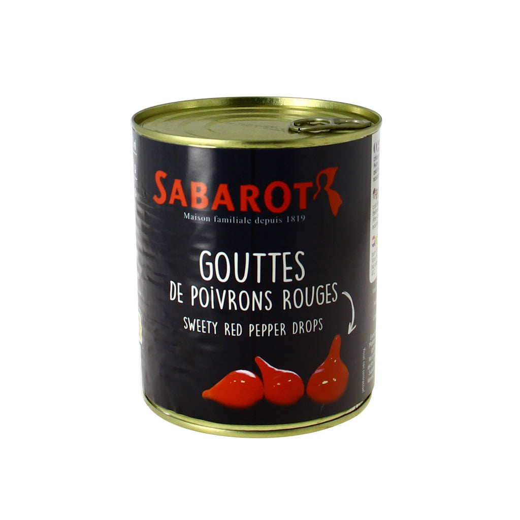 Gouttes de poivron rouge boîte 4/4 - 793g