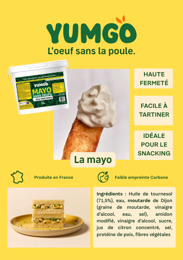 Mayonnaise végétale sans oeuf - 5l