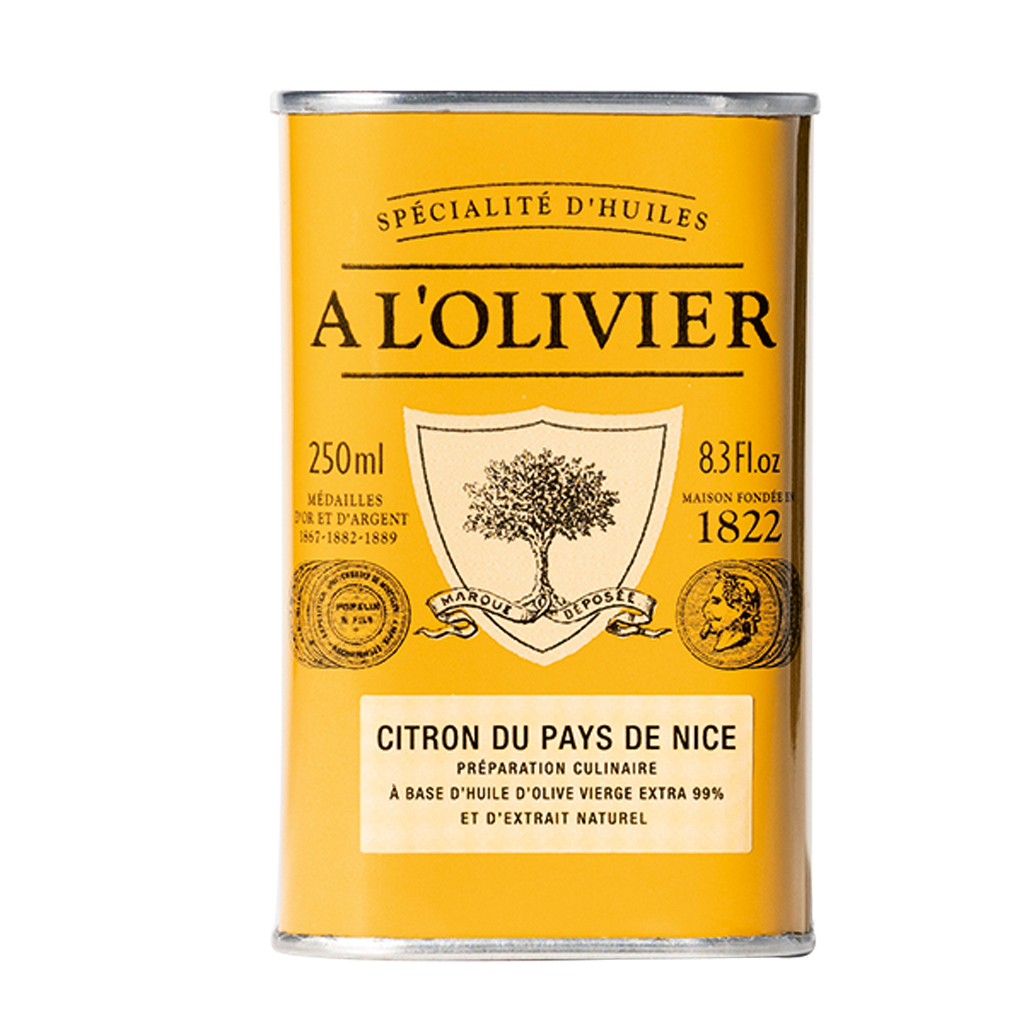 Huile d'olive au citron de Nice - 25cl