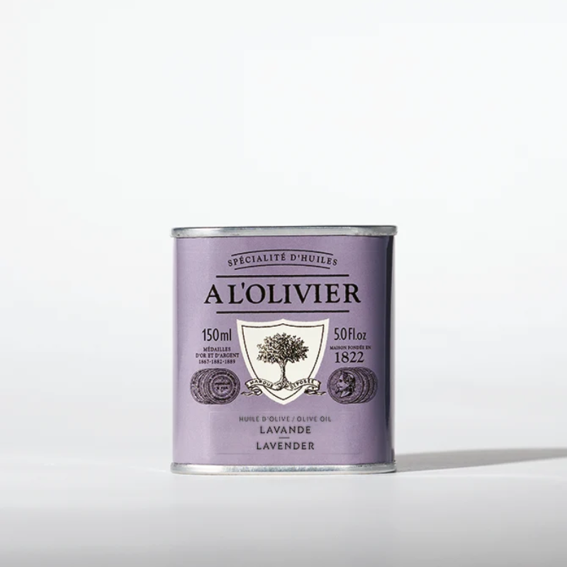 Huile d'olive vierge extra infusée à la lavande - 15cl