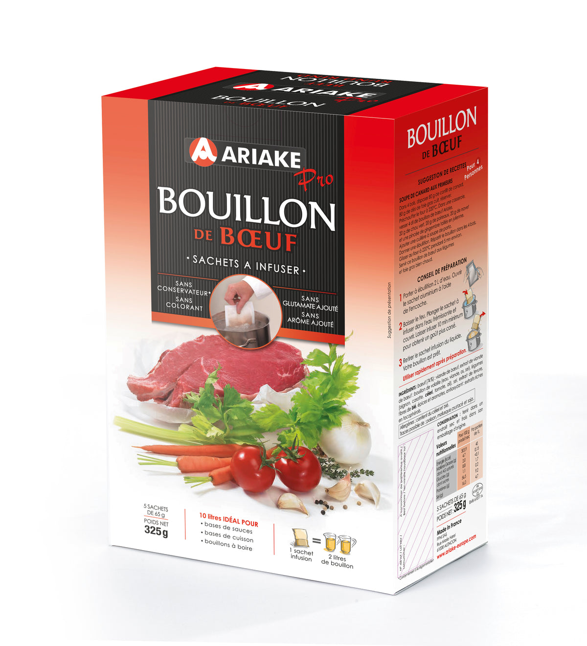Bouillon de bœuf - 5X65g
