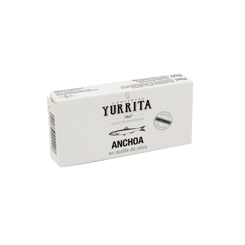 Anchois de Cantabrie à l'huile d'olive - 50g