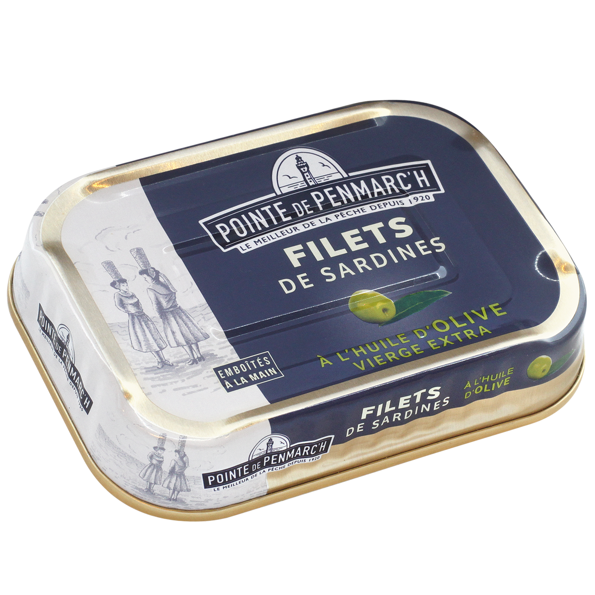 Filets de sardines à l'huile d'olive vierge extra - 100g