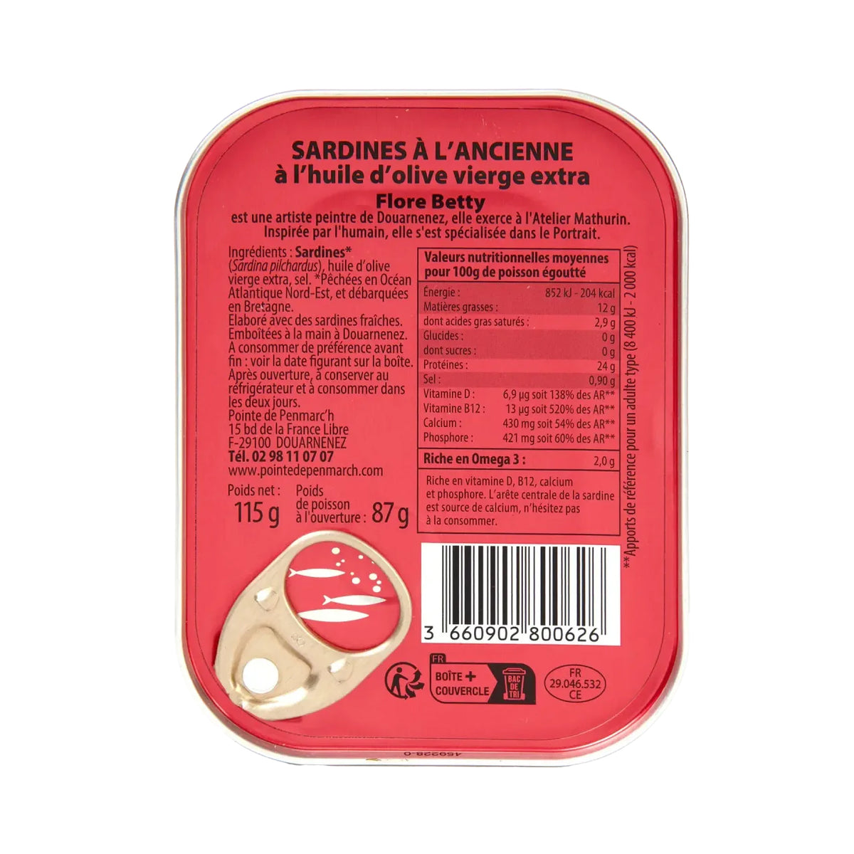 Sardines millésimées 2024 La Bretonne - 115g