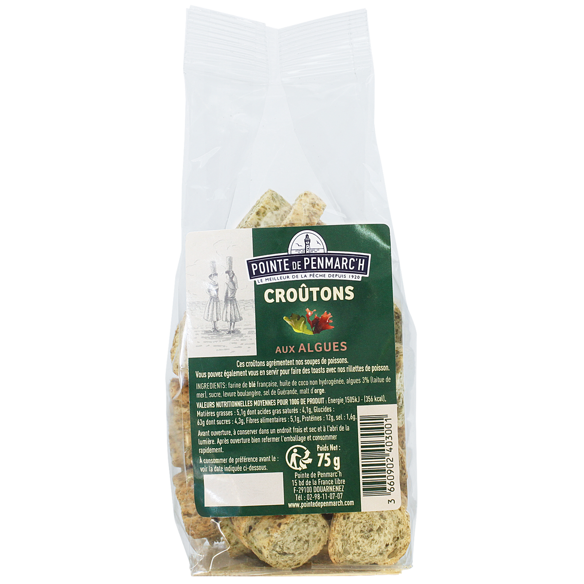 Croutons aux algues - 75g