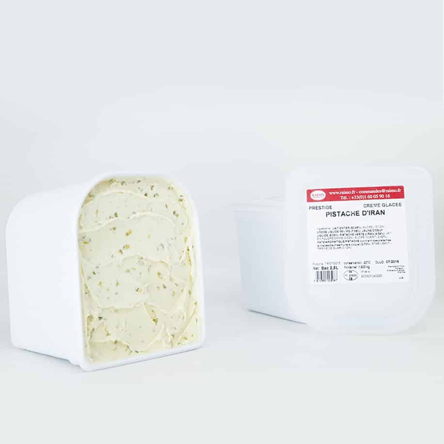 Pistachio ice cream with pistachio pieces - 2.5l