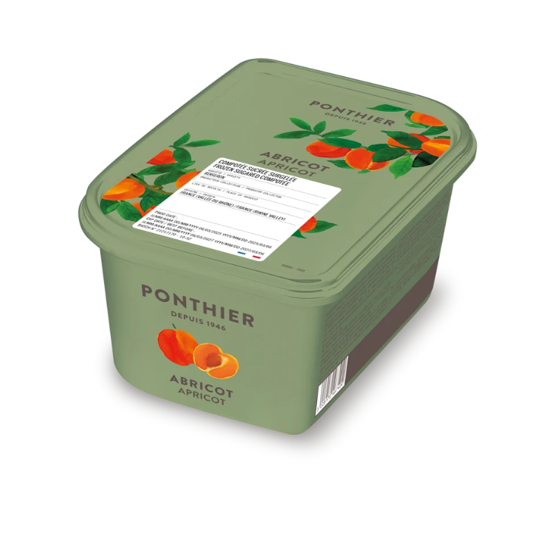 Compotée surgelée d'abricot Bergeron Ponthier - 1kg