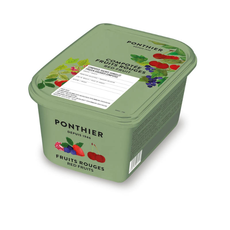 Ponthier frozen red fruit compote - 1kg