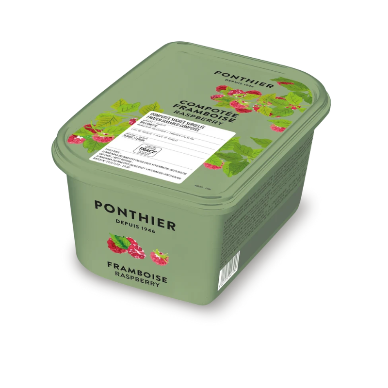 Ponthier frozen Willamette raspberry compote - 1kg