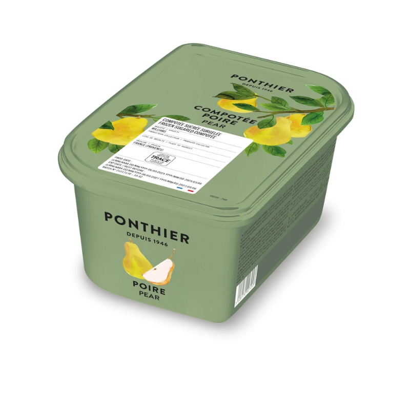 Ponthier Frozen Williams Pear Compote - 1kg