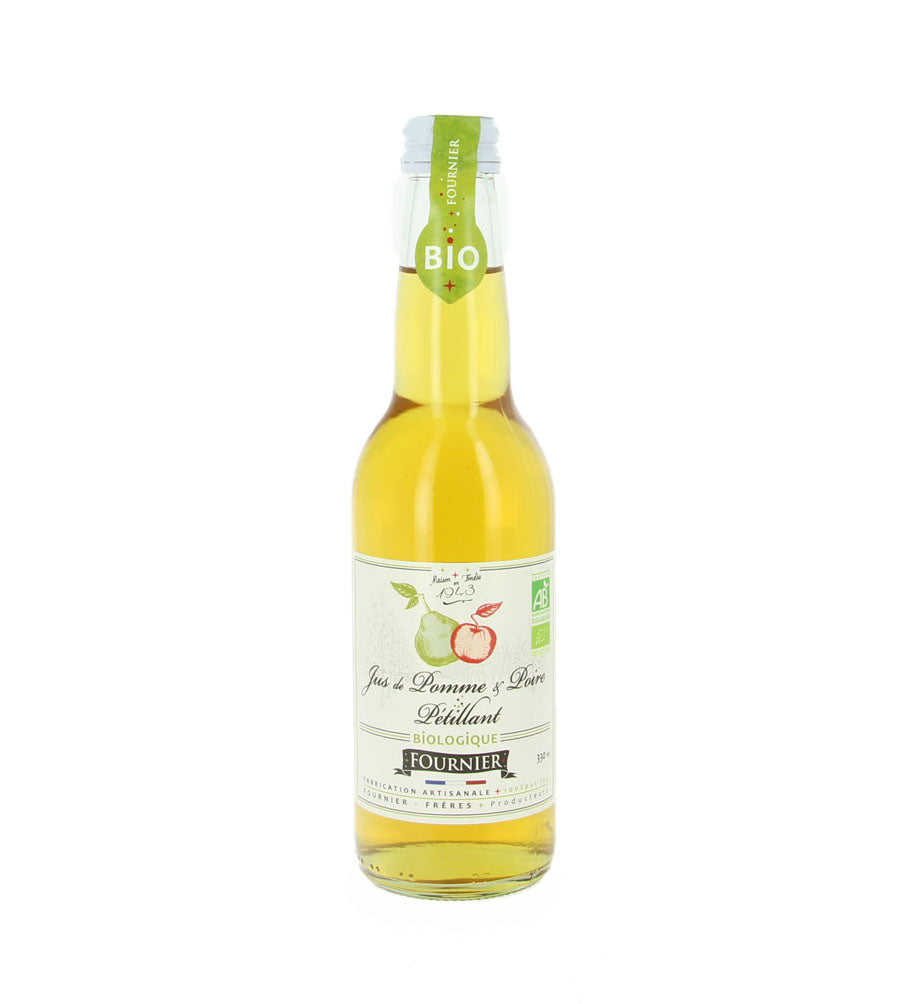 Jus pétillant pomme poire bio - 33cl