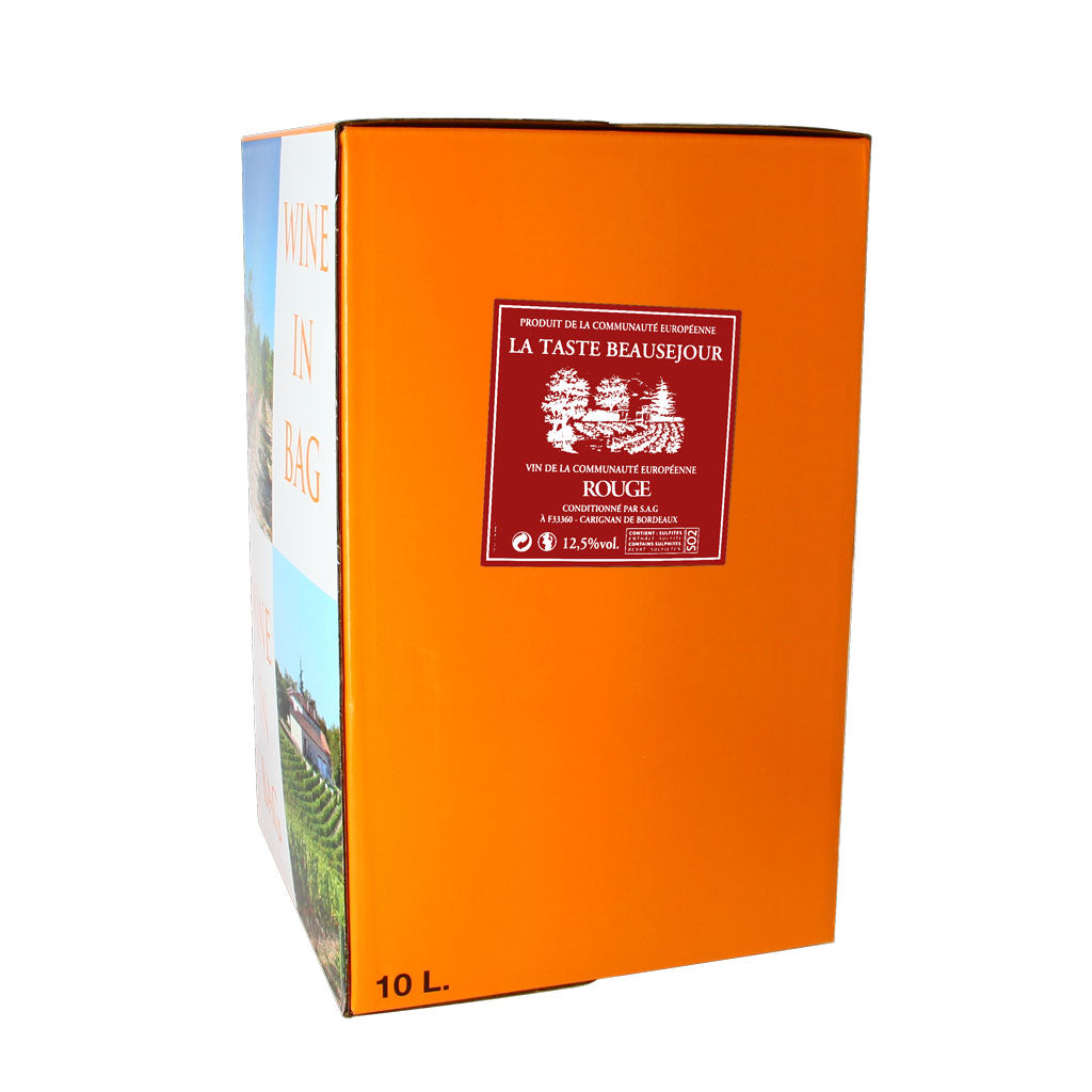 Vin de l'Union Européenne  La Taste Beauséjour Rouge - Bib 10 litres