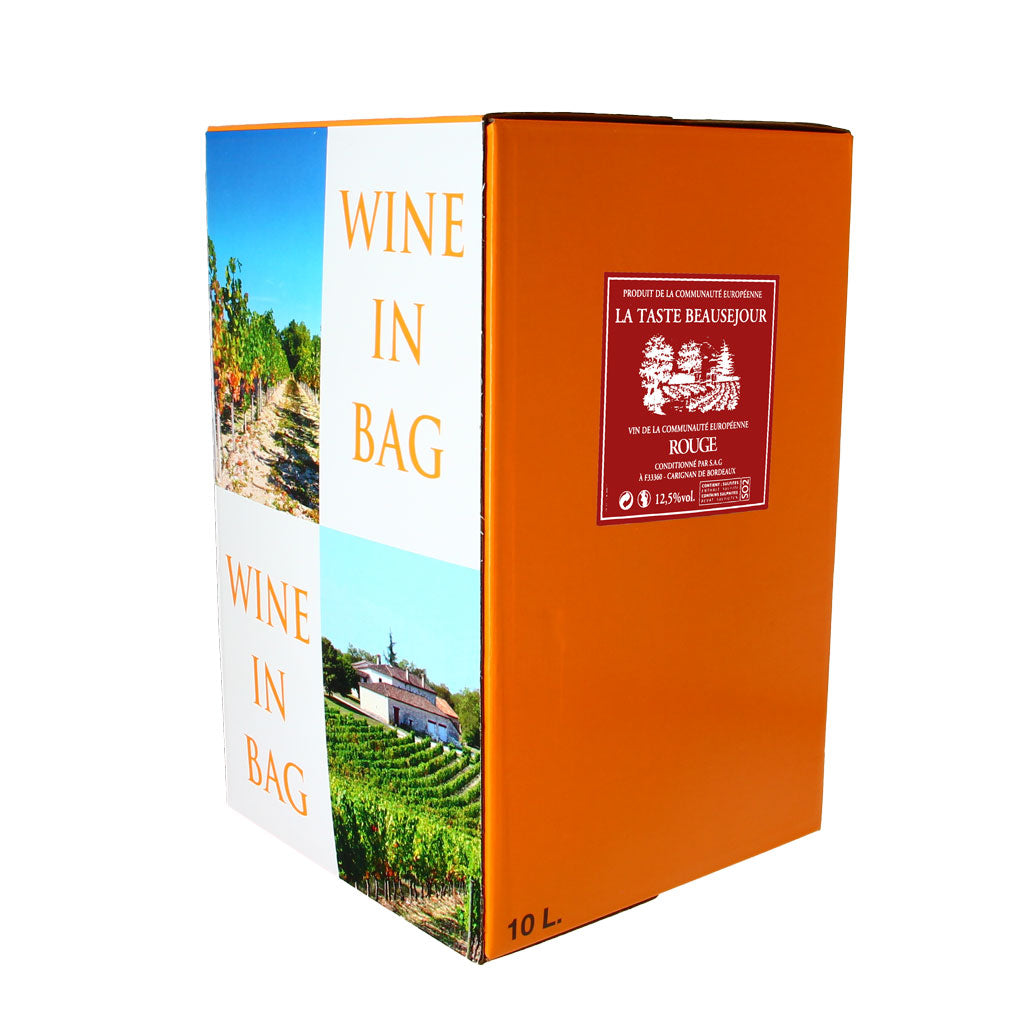 Vin de l'Union Européenne  La Taste Beauséjour Rouge - Bib 10 litres