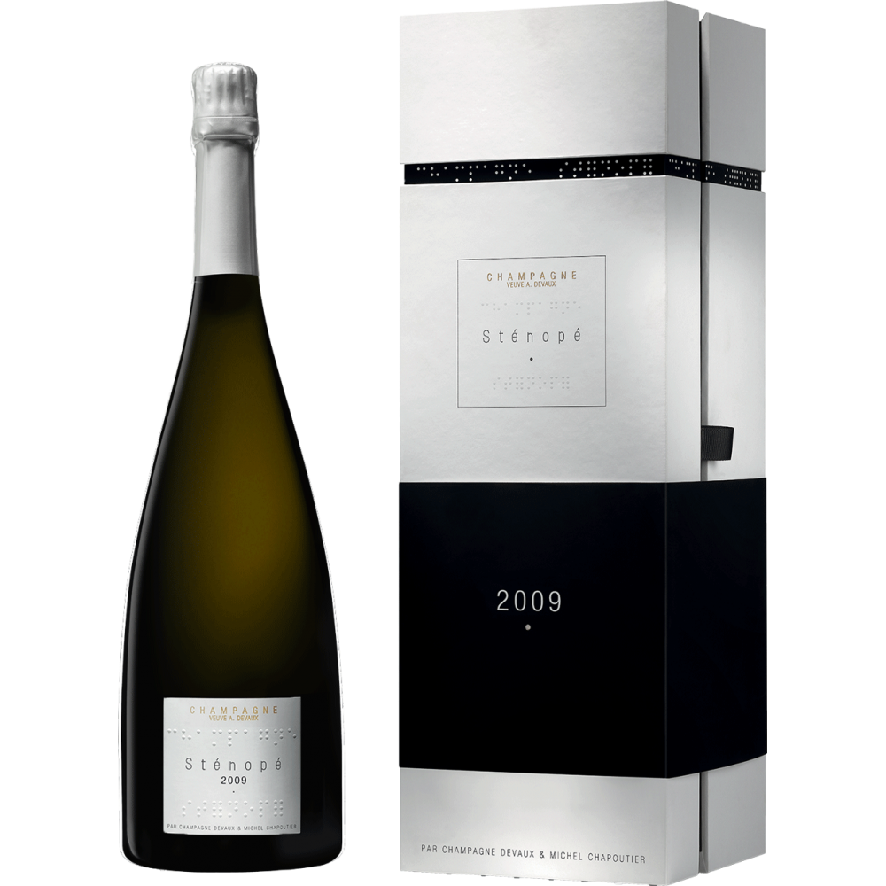 Champagne Brut Sténopé avec coffret Devaux 2009 - 150cl