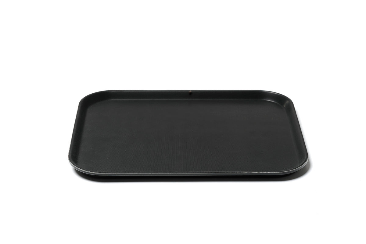 Plateau rectangulaire antidérapant - Noir - 46x36 cm ( 501662 ) (1 X 1 unité )