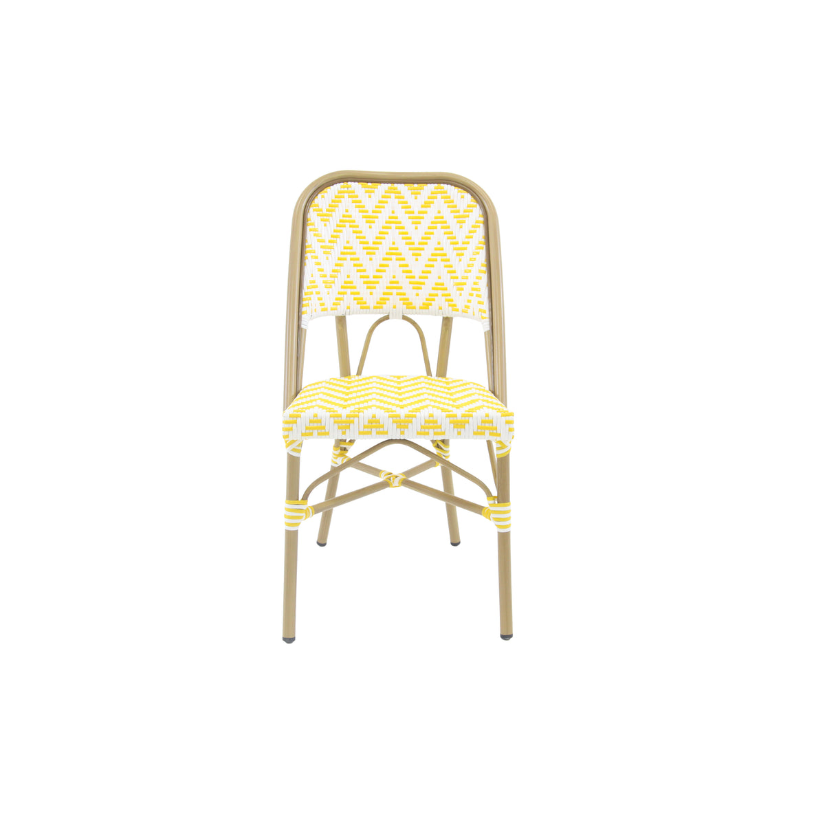 Chaise - Jaune -  46x55x89 cm - Rio ( E16906 ) (1 X 1 unité )