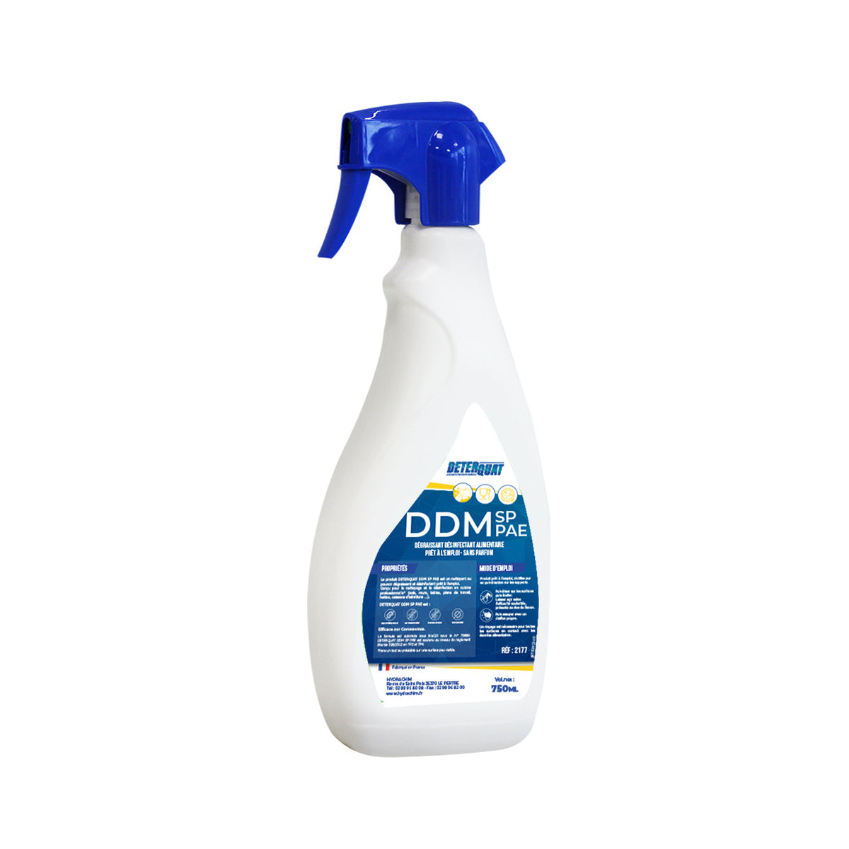 Dégraissant désinfectant - Pulvérisateur 750 ml ( E16700 ) (12 X 1 unité )