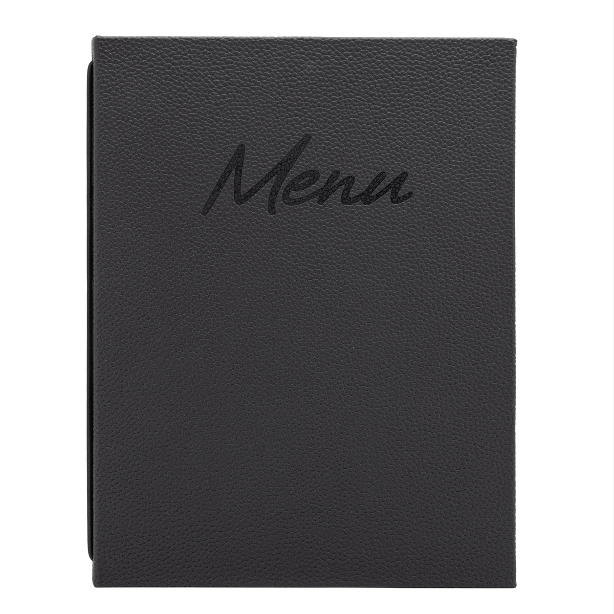 Carte-menu - Noir - Format A5 - Signature ( E44027 ) (1 X 1 unité )