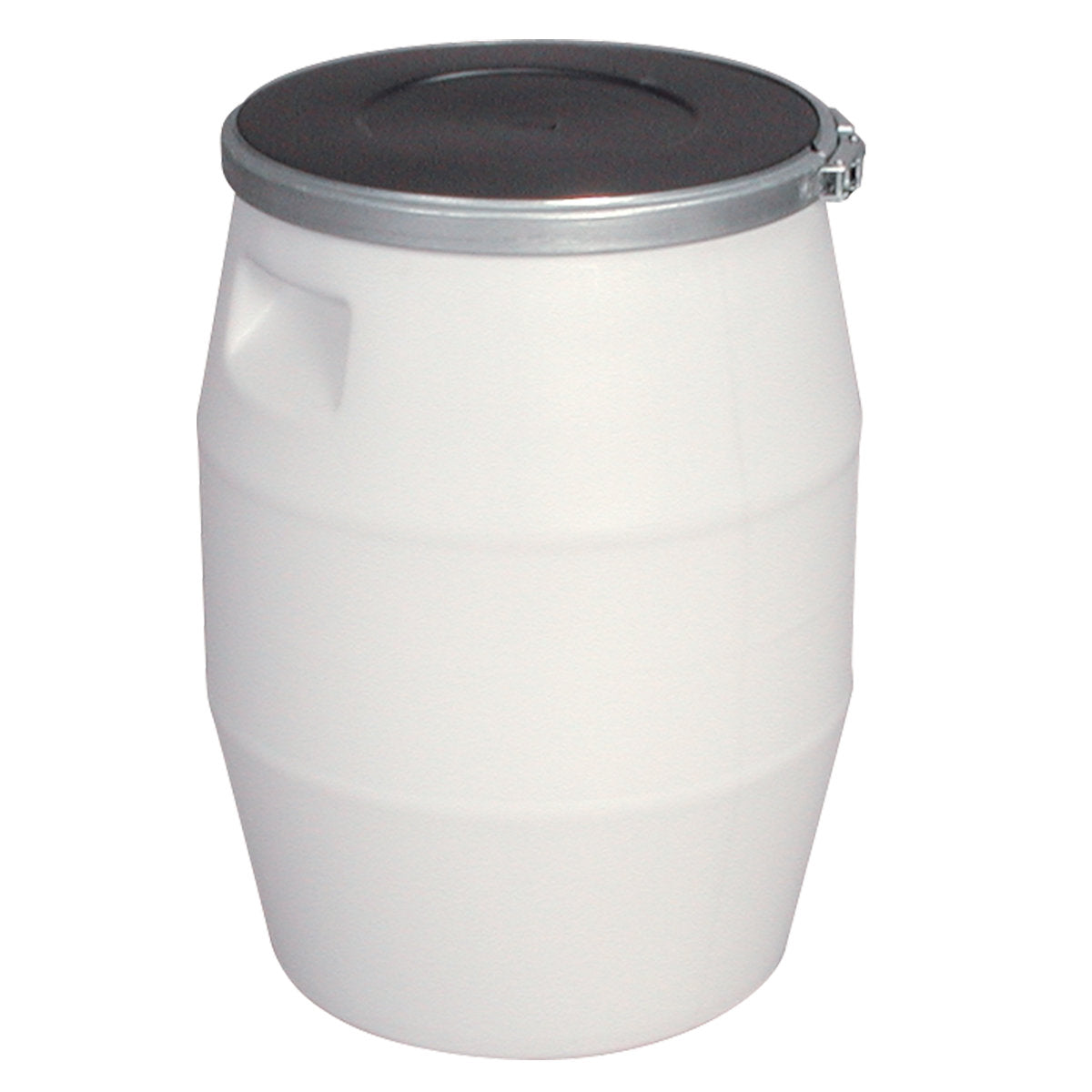 Fût 50 L + couvercle et grenouillère - PEHD ( B56870 ) (1 X 1 unité )