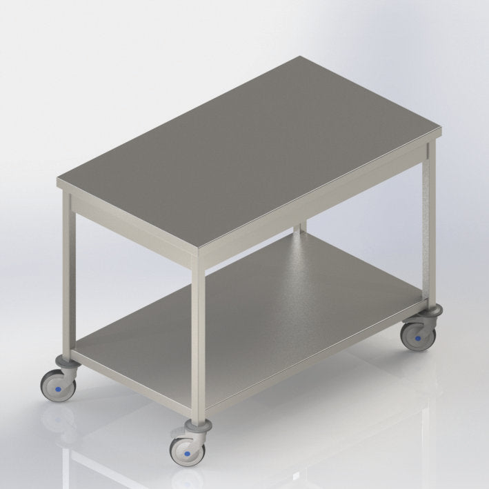 Table centrale mobile + étagère 1400x700x900 mm ( C42898 ) (1 X 1 unité )