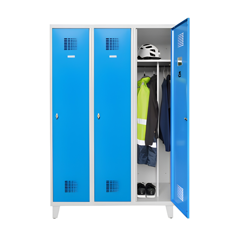 Vestiaires 52/3/PS/NEW 3 personnes - 1200 x 500 x 1940 mm ( 941402 ) (1 X 1 unité )