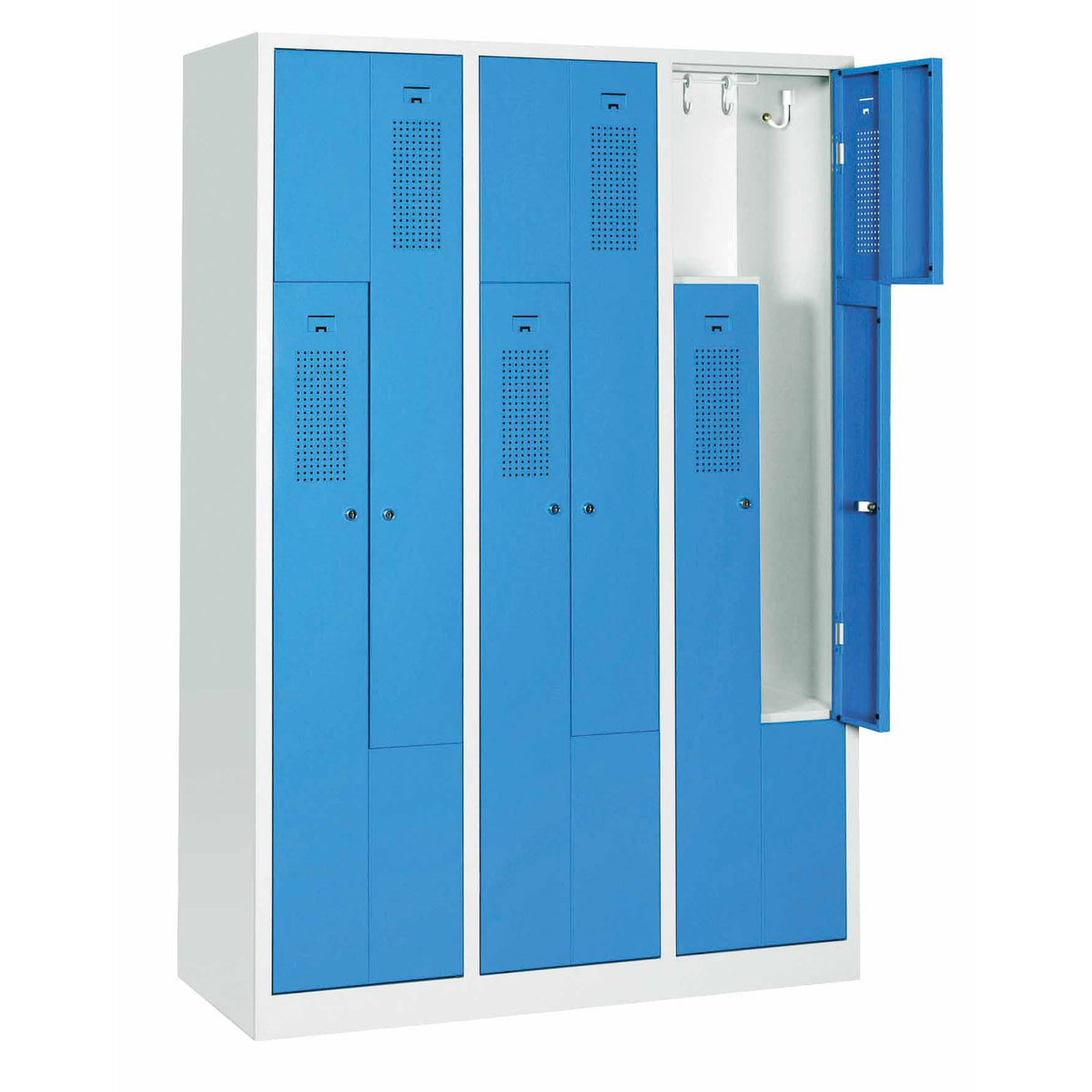 Vestiaires 32/L6P 6 personnes - 1185x500x1800mm ( 941403 ) (1 X 1 unité )