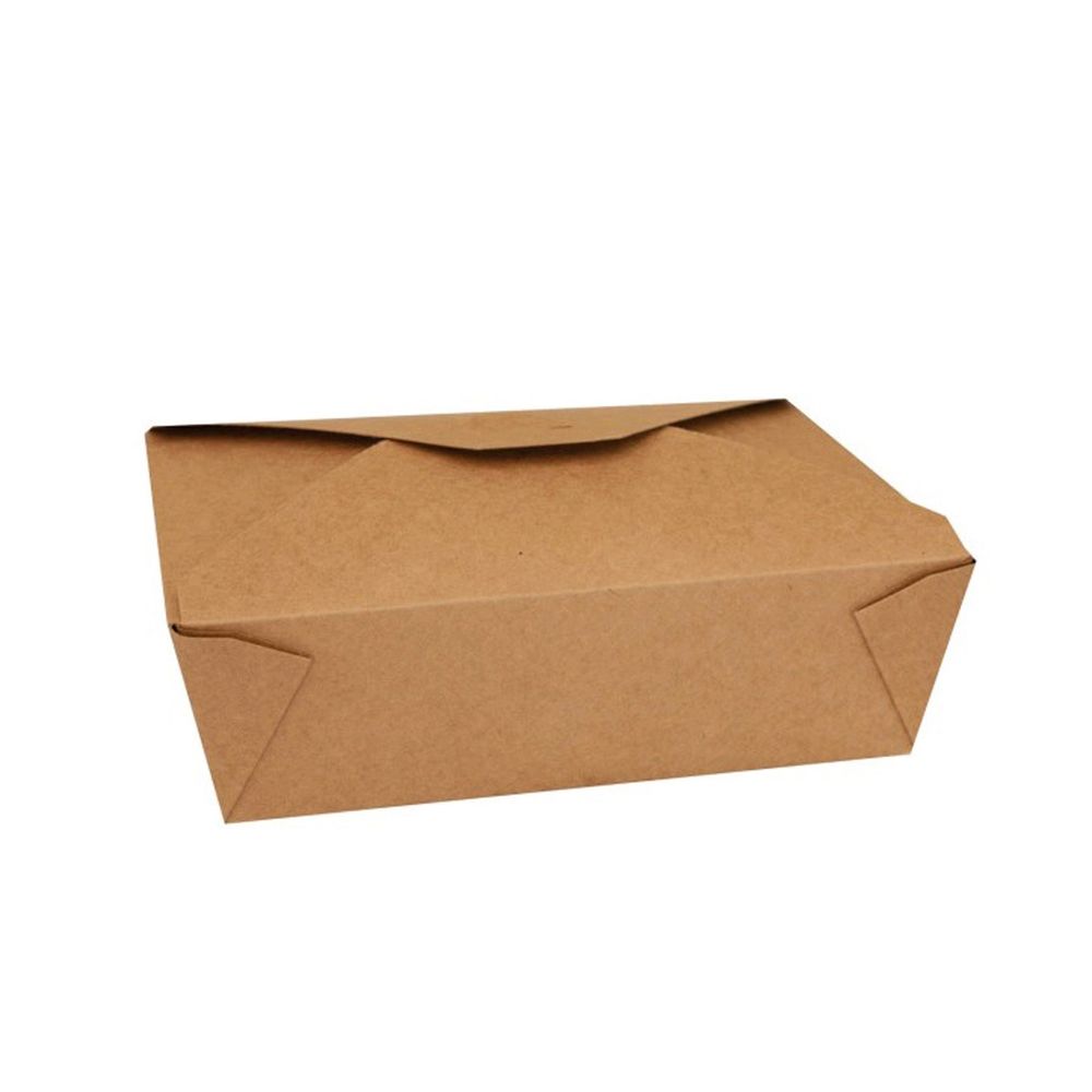 Boîte à déjeuner - Kraft brun 22,8x12,4x7,8 cm  ( 152987 ) (5 X 50 unités )