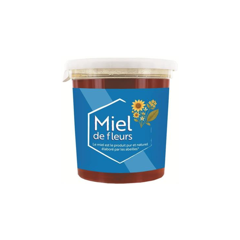 Miel fleurs pot plastique - 1kg