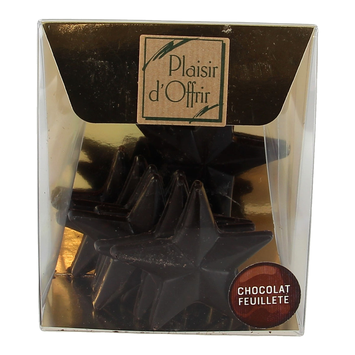 Etoiles feuilletées au chocolat noir - 80g
