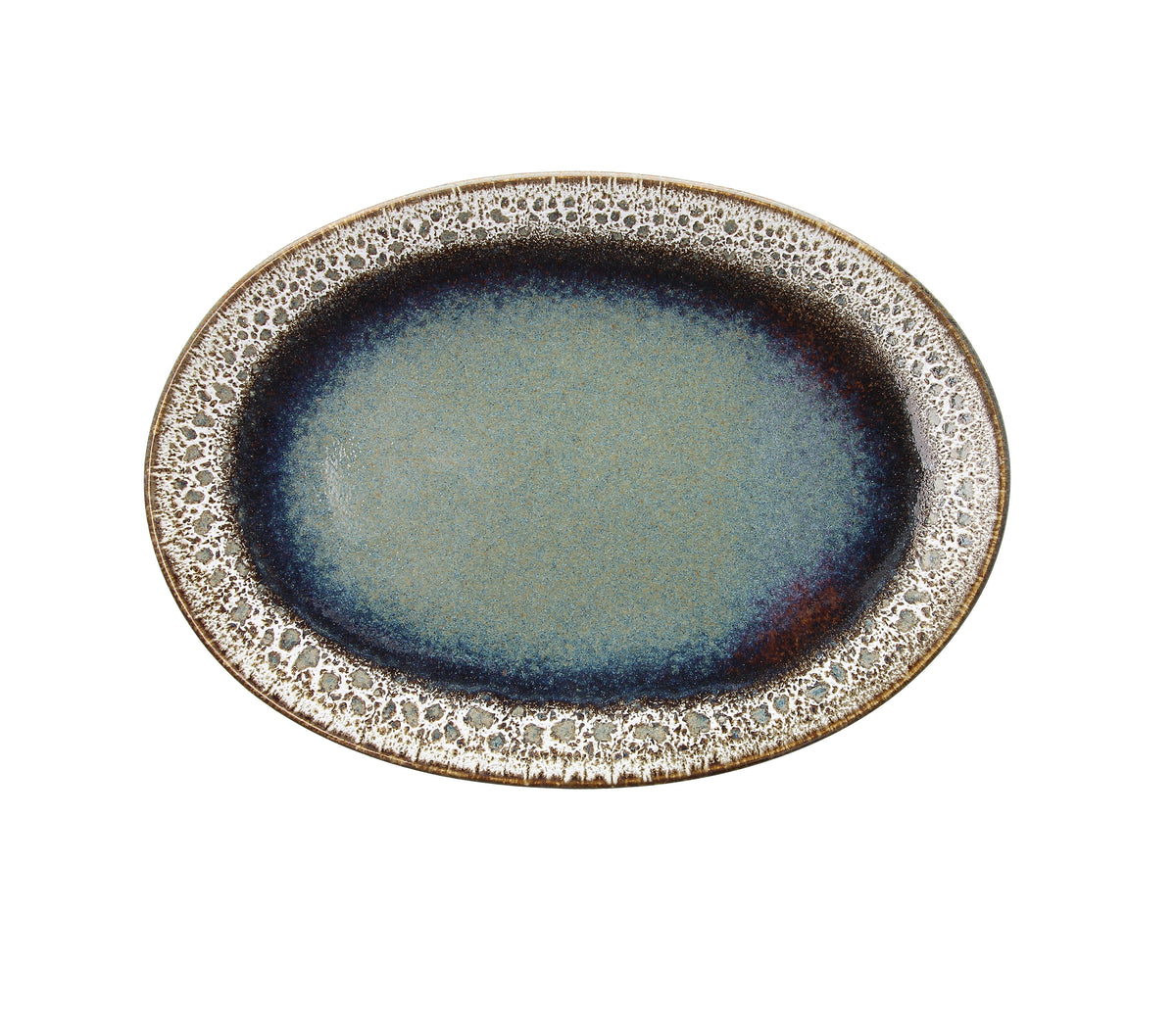 Assiette ovale - Porcelaine 30x21 cm - Bloom ( E19497 ) (4 X 1 unité )