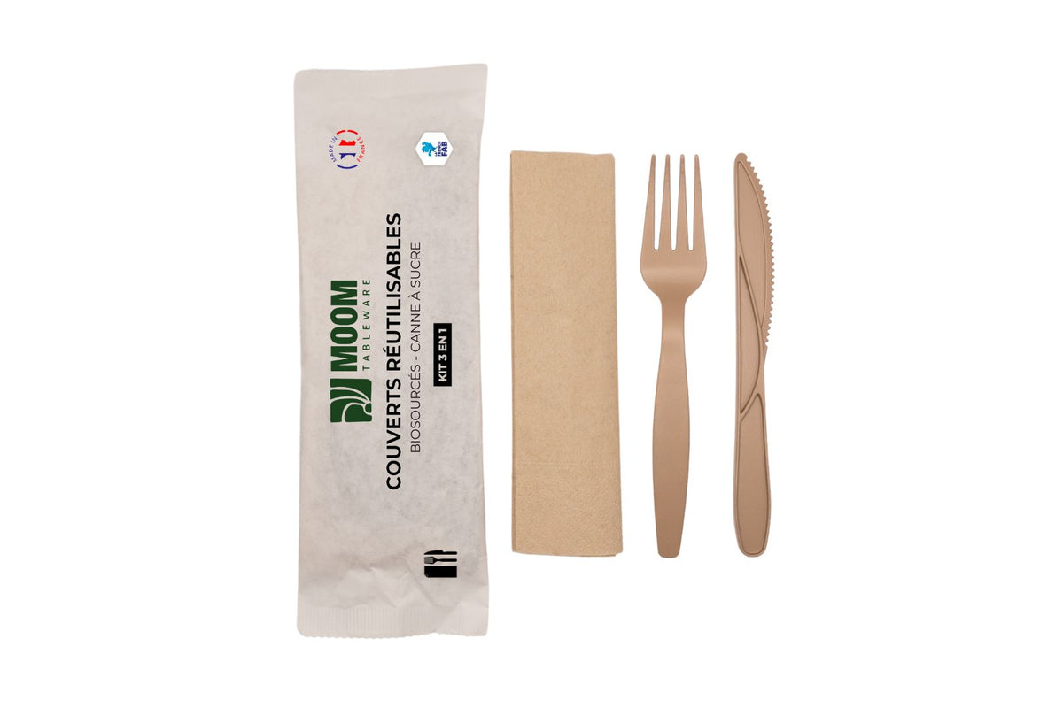 Kit couverts biosourcés  3/1 ( E23909 ) (1 X 160 unités )