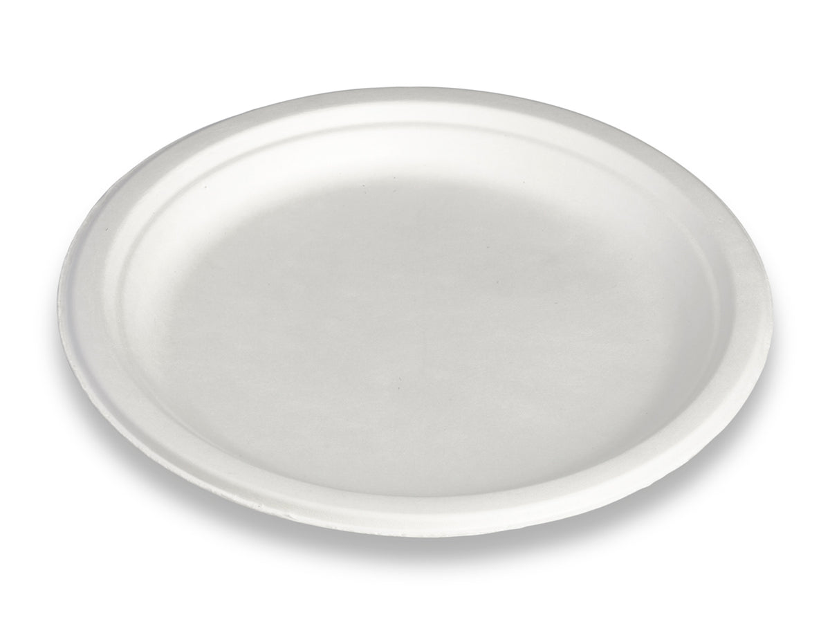 Sugarcane Fibre Plate Ø 18 cm (999921) (10 x 50 units)