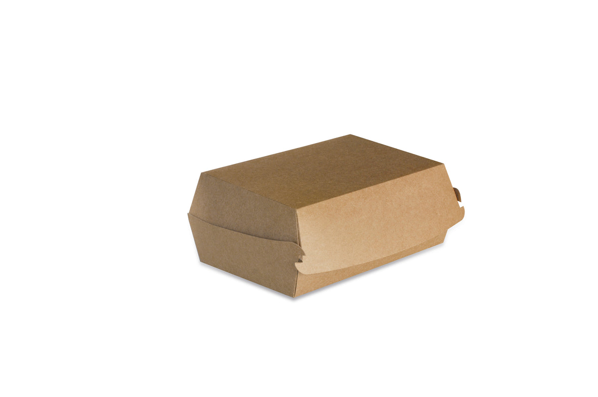 Burger Box - Brown Kraft 23.7x13.5x7.5 cm ( 949200 ) (3 X 100 units )