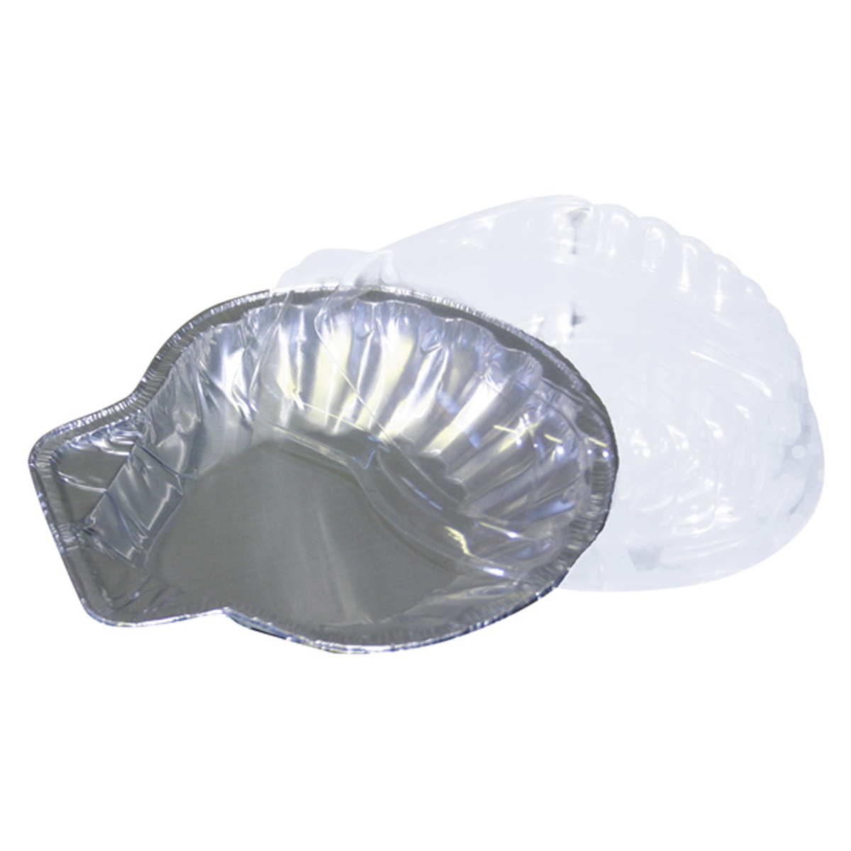Aluminum shell 13 cl - Ø12.6x12.3x2 cm ( 948933 ) (1 X 100 units )