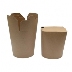 Pasta pot 480 ml - Brown kraft ø 8.3x9.7 cm (949252) (10 X 50 units)