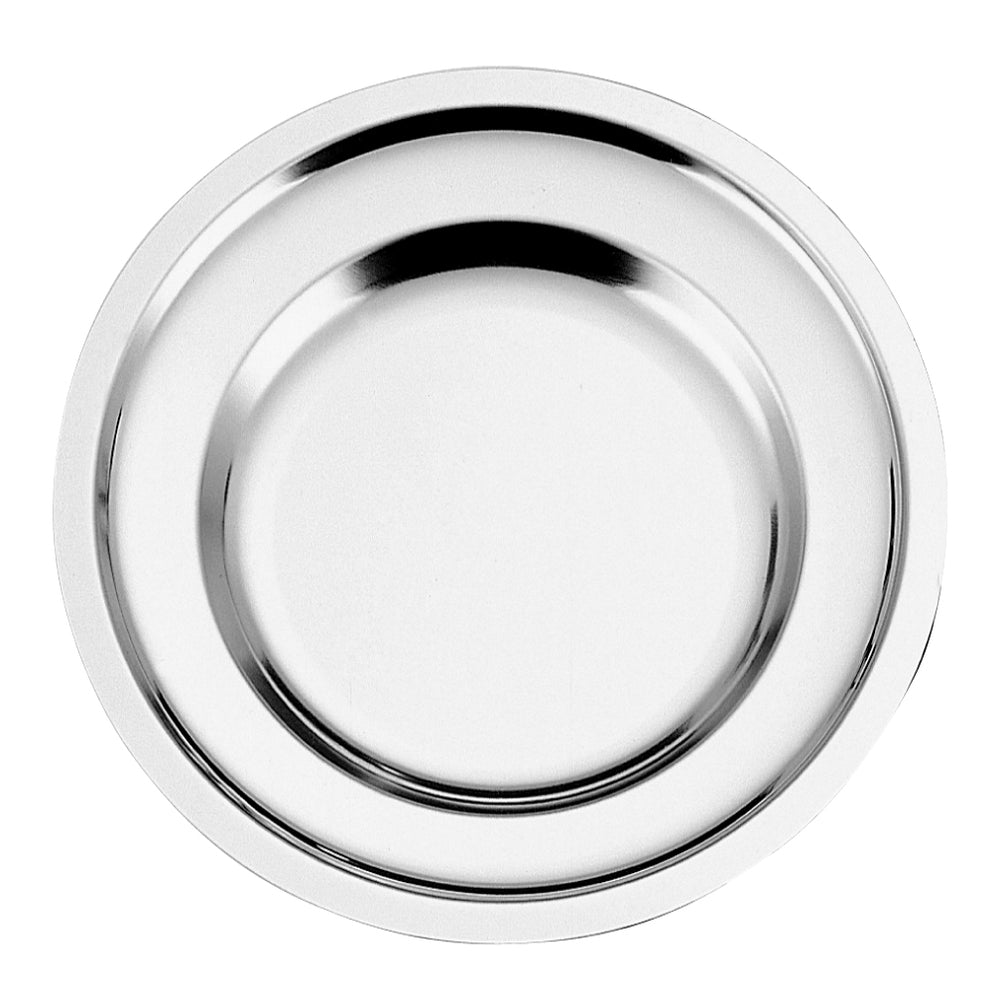Plat rond - Inox ø 30 cm - UNI ( 002075 ) (1 X 1 unité )