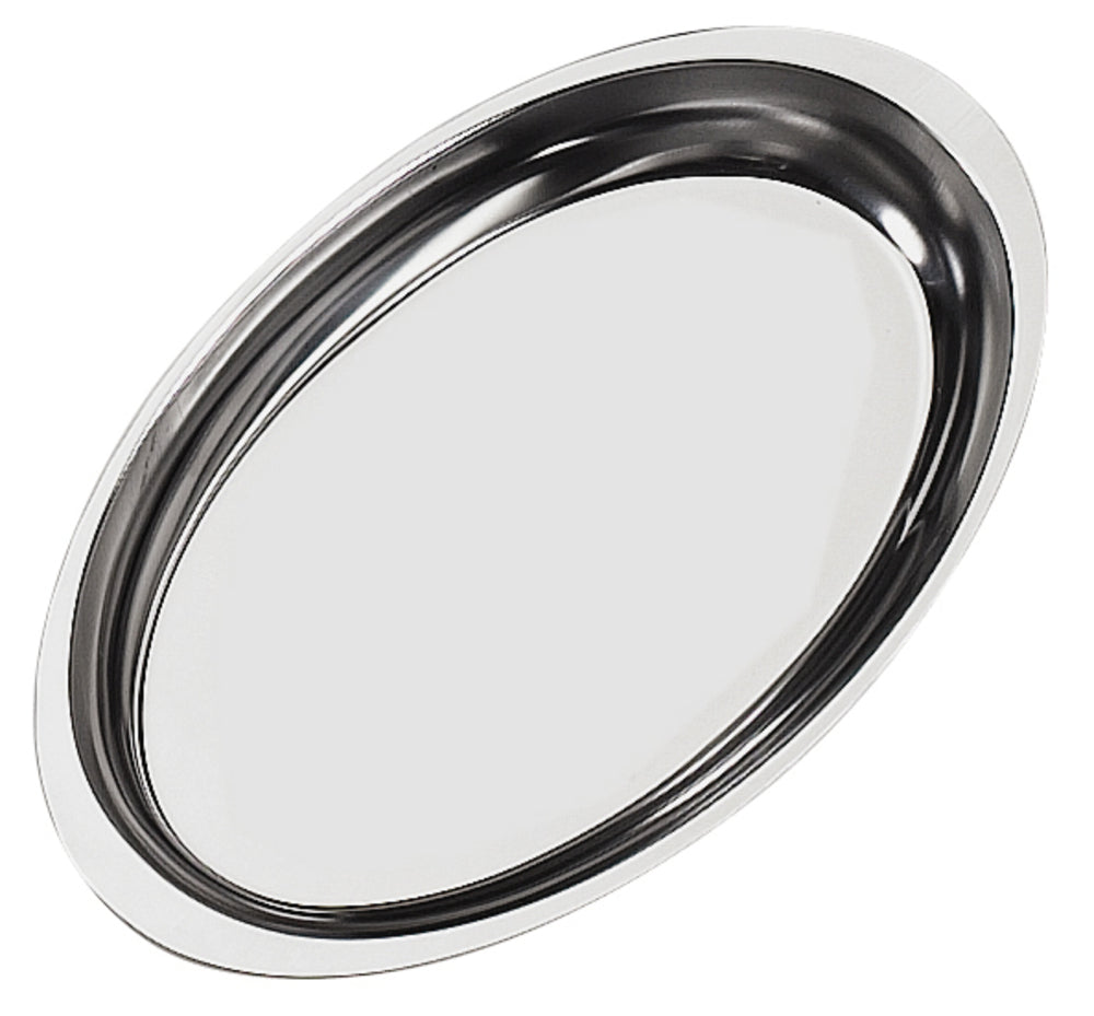 Plat à gratin oval - Inox 25x15,5 cm - UNI ( 002080 ) (1 X 1 unité )