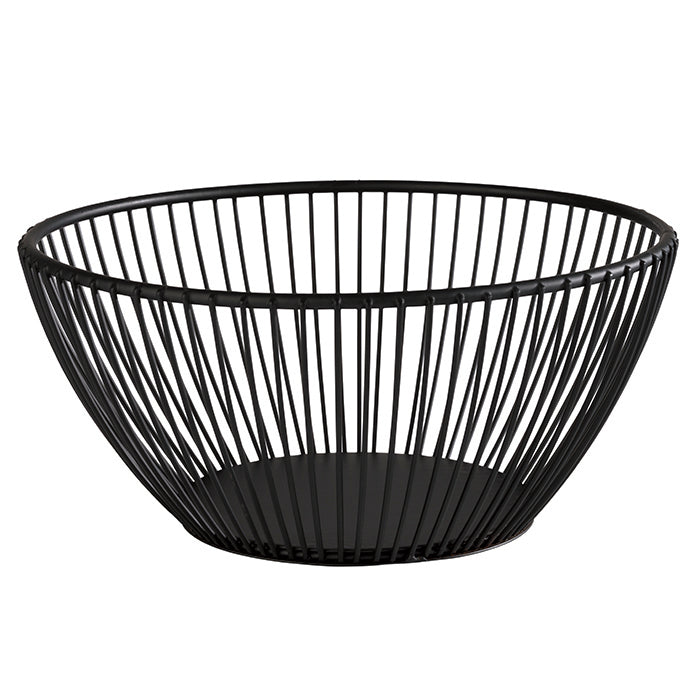 Corbeille Ø17,5x8 cm - Noir - Svart ( A17906 ) (1 X 1 unité )