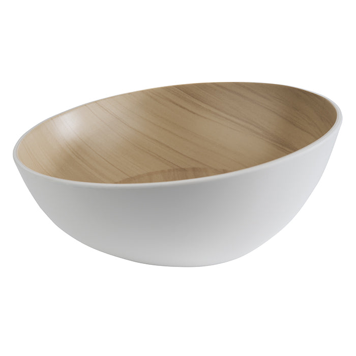 Saladier 1,6L - Mélamine blanc ø25x11cm- Frida Lock ( 106859 ) (1 X 1 unité )