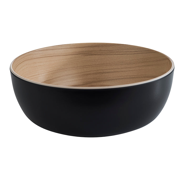 Saladier 1,8 L - Mélamine noire ø21,5x9,5 cm - Frida ( 106835 ) (1 X 1 unité )