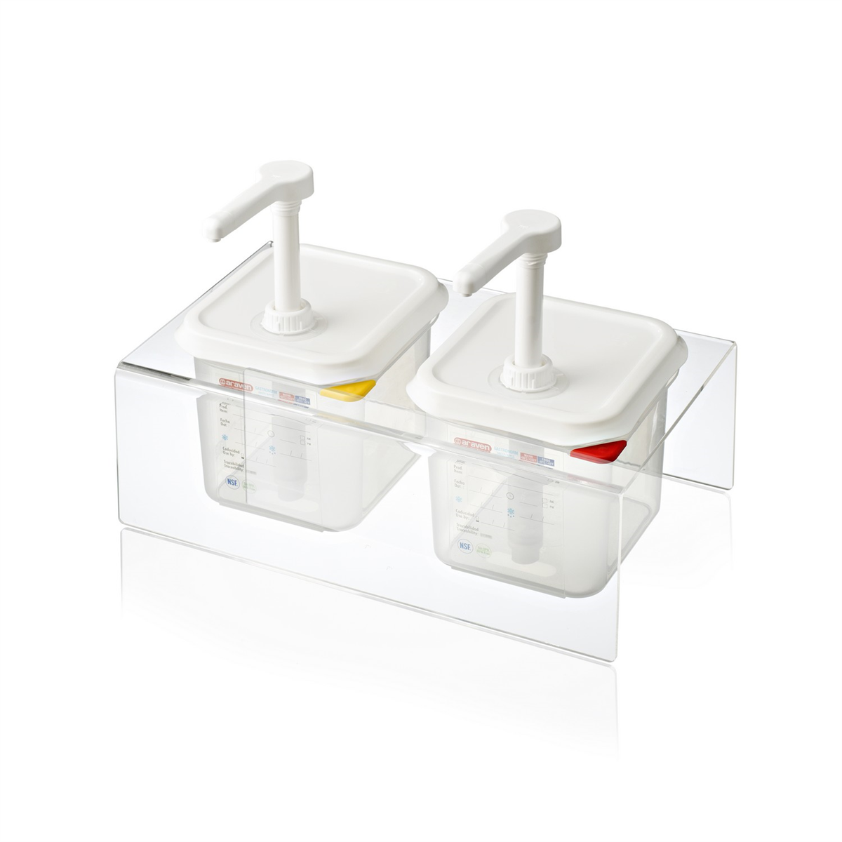 Support  pour distributeur de sauce + 2 bacs 2,6 L ( 631292 ) (1 X 1 unité )