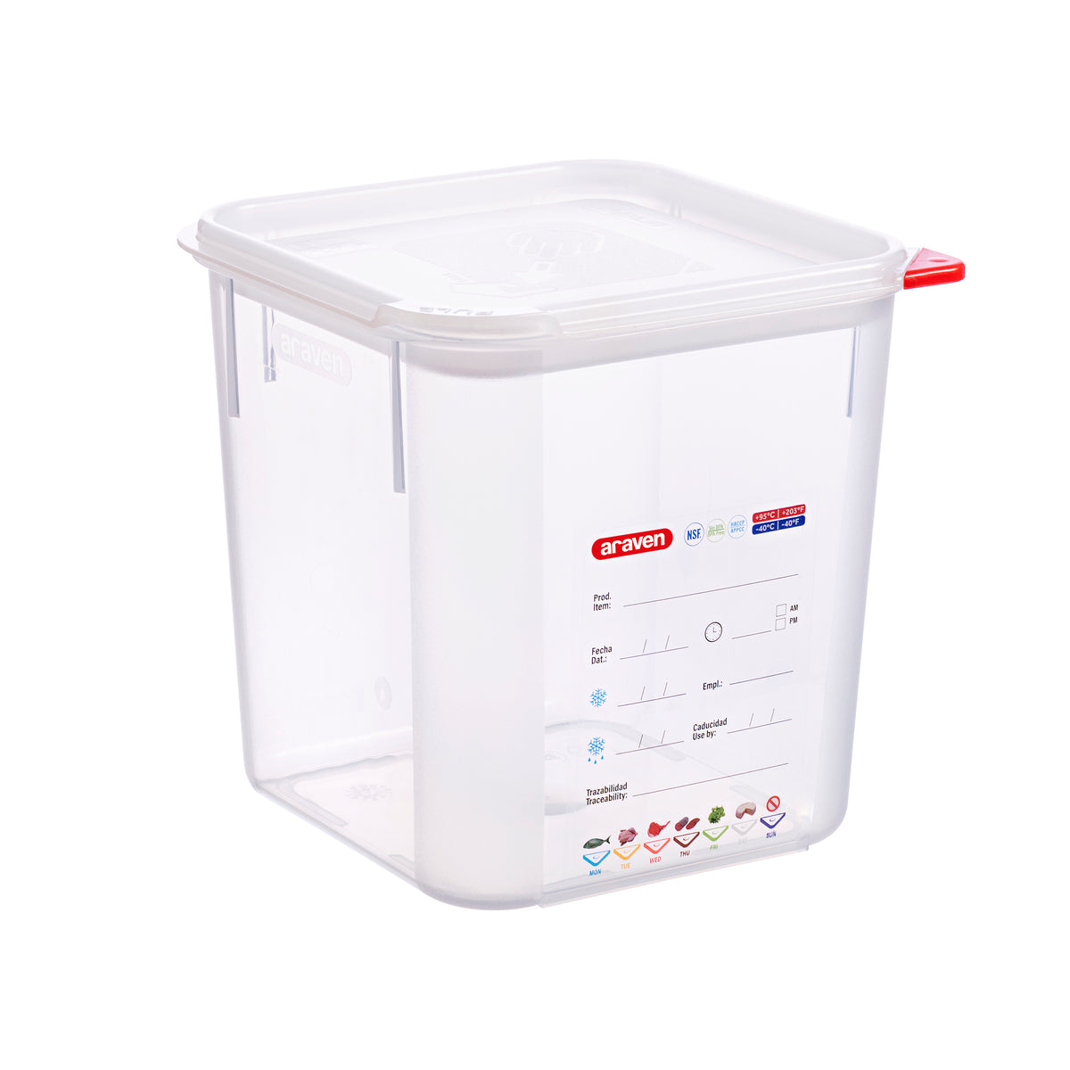 Bac 4 L - 390x210x350 mm - Polypropylène ( 633101 ) (1 X 1 unité )