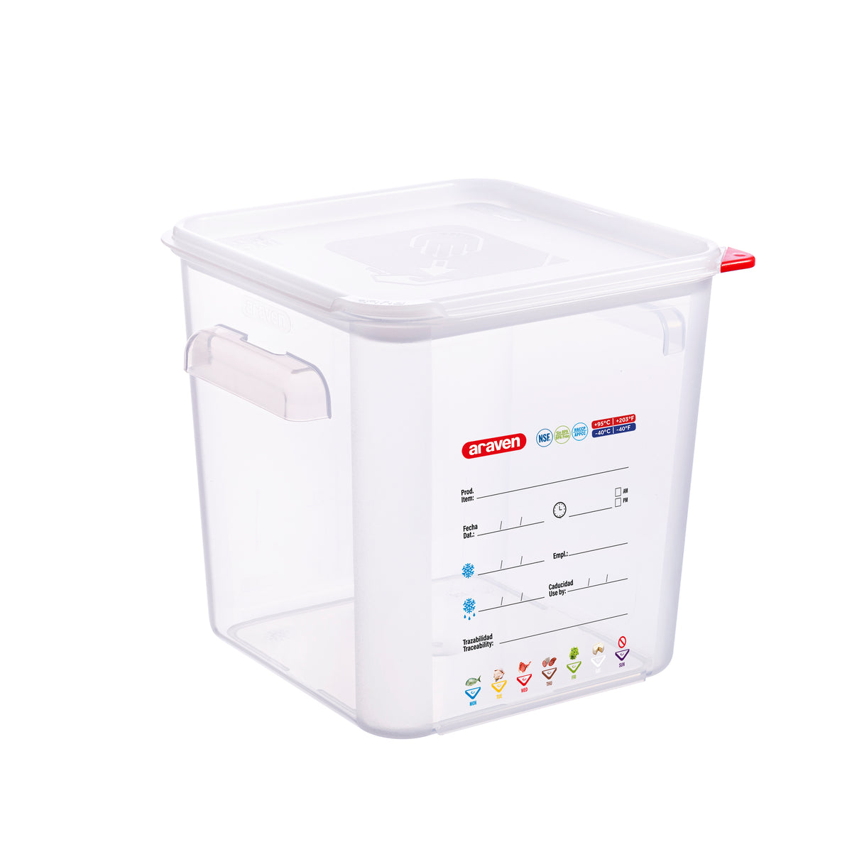 Bac 8 L - 480x250x415 mm - Polypropylène ( 633103 ) (1 X 1 unité )