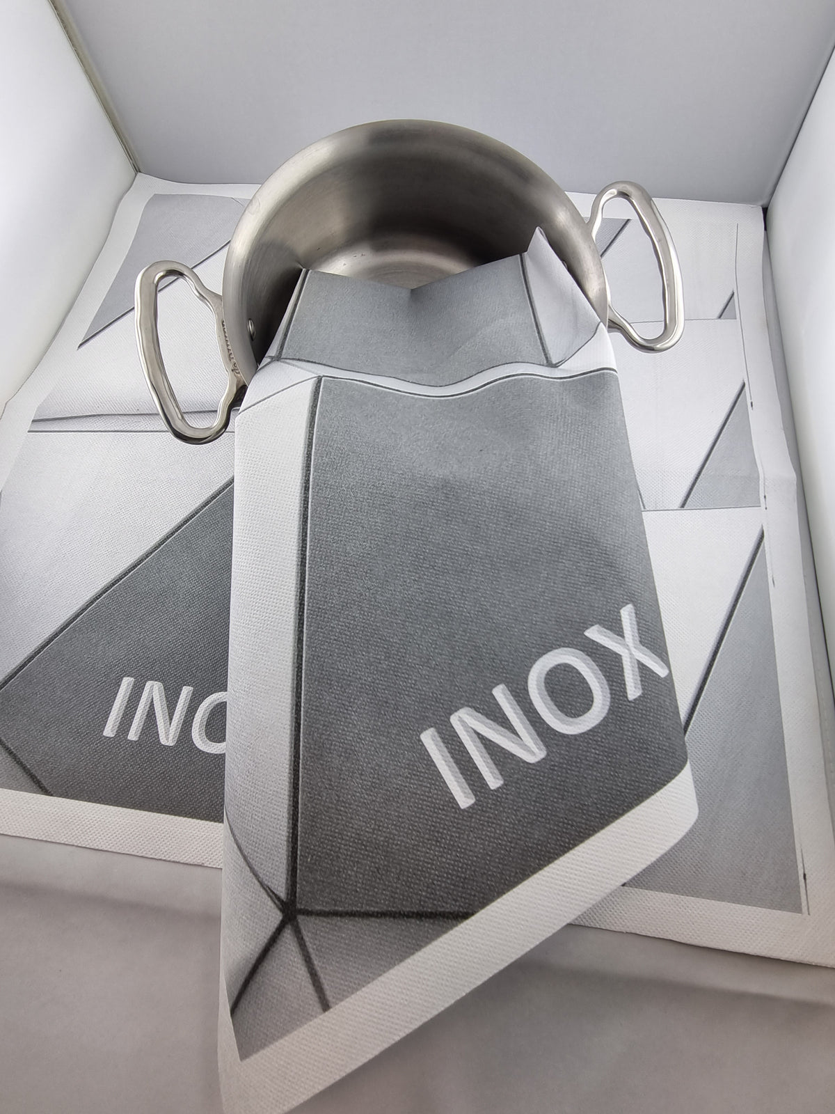 Lavette inox - 40x40 cm ( 153092 ) (10 X 1 unité )