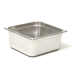 GN2/3 Container - Solid - 65 mm Depth - 18/10 Stainless Steel (A65868) (1 X 1 unit)