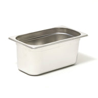 GN 1/3 Pan - Full - 200 mm Deep - 18/10 Stainless Steel (A65886) (1 X 1 unit)