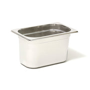 GN 1/4 Pan - Solid - 65 mm Deep - 18/10 Stainless Steel (A65888) (1 X 1 unit)