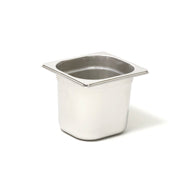 GN 1/6 Pan - Solid - 200 mm High - 18/10 Stainless Steel (A65895) (1 X 1 unit)